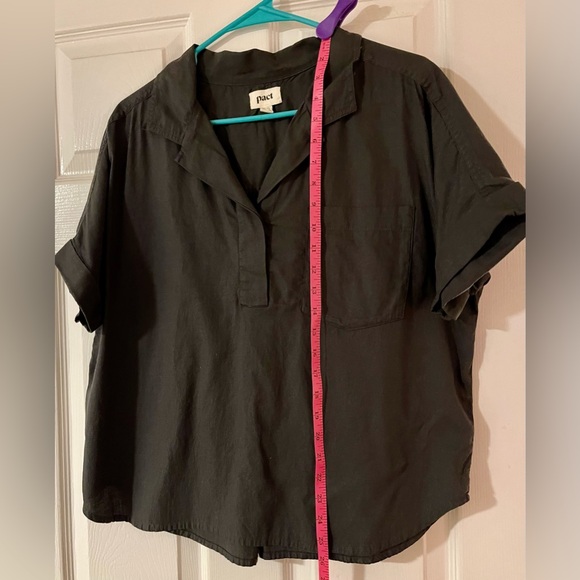 Pact Gray Blouse size XL - Picture 3 of 7